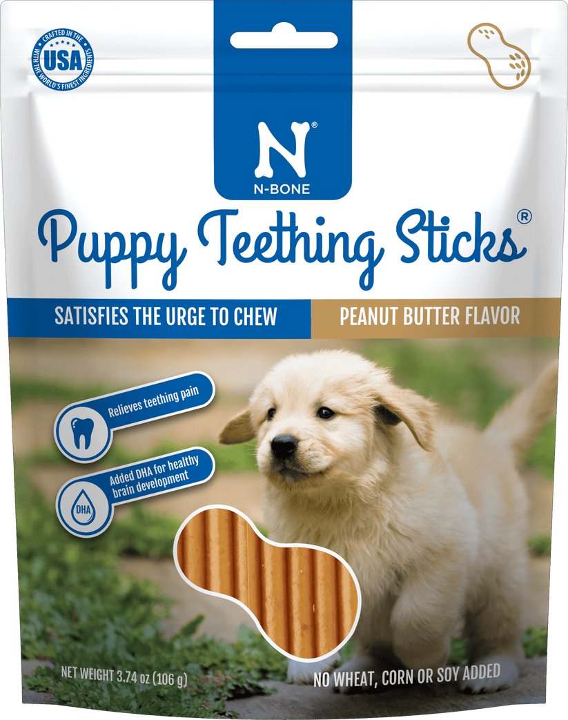 N Bone Puppy Teething Sticks Peanut Butter Flavor 3.74 Oz. Derry NH Dover NH Woofmeow Family Pet Center