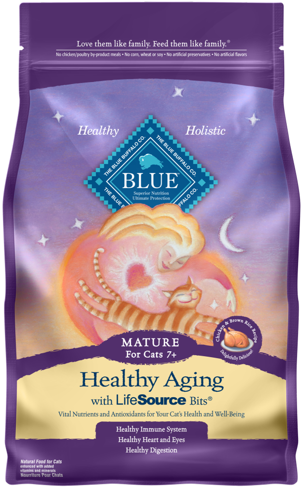 Blue Buffalo Healthy Aging Natural Chicken Brown Rice Mature Dry