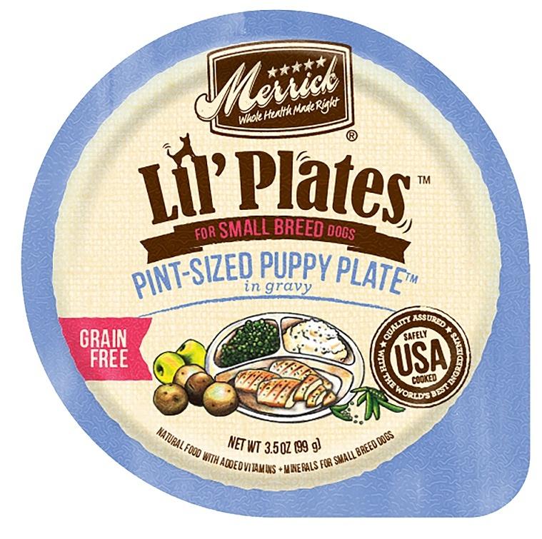 Merrick Lil Plates Small Breed Grain Free Pint Size Puppy Plate