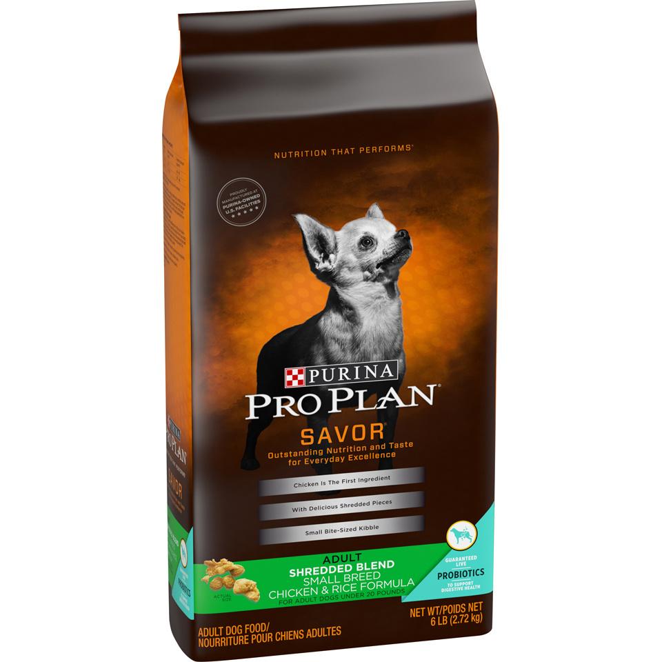 Purina Pro Plan Savor Shredded Blend Chicken Rice Formula Adult Small Toy Breed Dry Dog Food Derry NH Dover NH Woofmeow Family Pet Center