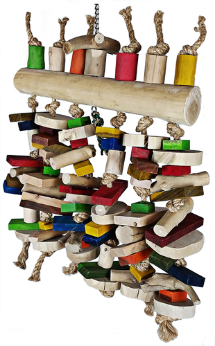 A & E Cages Happy Beaks Abacus Bird Toy (14 x 24)