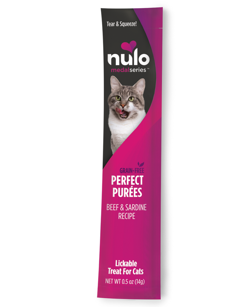 Nulo Medalseries Perfect Pur e Beef Sardine Recipe Cat Treat