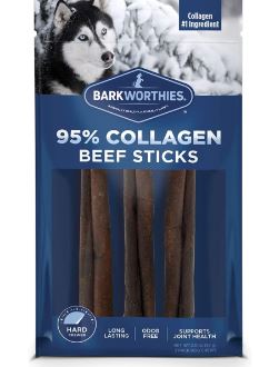 Barkworthies Chicken Wrapped Collagen Dog Sticks (6)