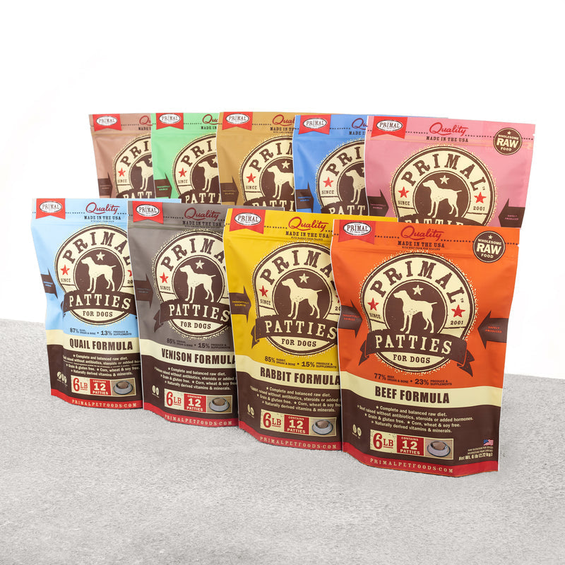 Primal Pet Foods Canine Raw Frozen Patties