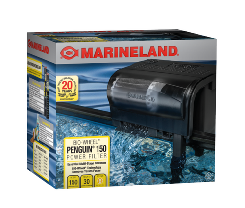 Marineland Penguin 100 Bio-Wheel Power Filter, Up to 20-Gallon, 100 GPH