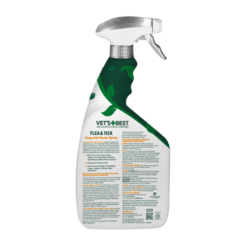 Vet s Best Flea Tick Dog Home Spray Cotton Spice Scent 32 oz Derry NH Dover NH Woofmeow Family Pet Center