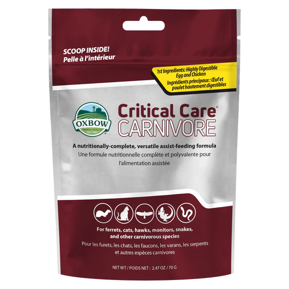 Oxbow Animal Health Critical Care Carnivore (70g)