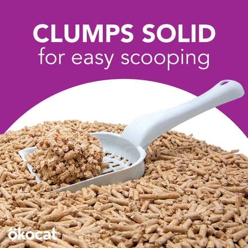 ökocat® Low Tracking Mini Clumping Pellets Wood Cat Litter