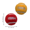 KONG Sport Softies Ball 2-Pk Assorted Dog Toy (Large 2-Pk)