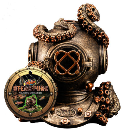 Zoo Med Steampunk Aquarium Ornaments Octohelmet