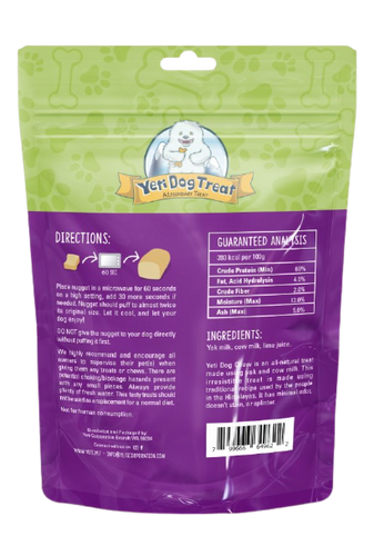 Yeti Refill Nuggets for Puff and Play Dog Toys Natural Yak Cheese Treats (6 Pieces 3.5 oz)