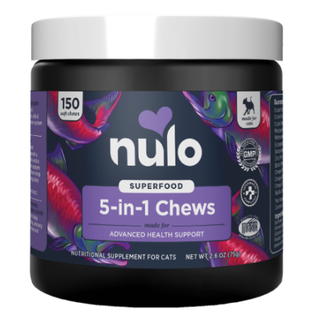 Nulo’s Superfood 5-in-1 Soft Chews for Cats (2.6 Oz)