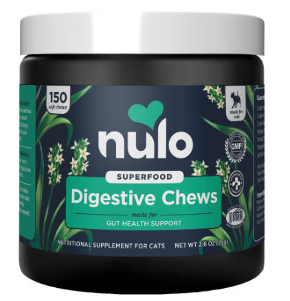 Nulo’s Superfood Digestive Soft Chews for Cats (2.6 Oz)