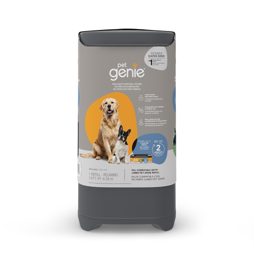 Pet Genie Dog Waste Disposal System (Gray)