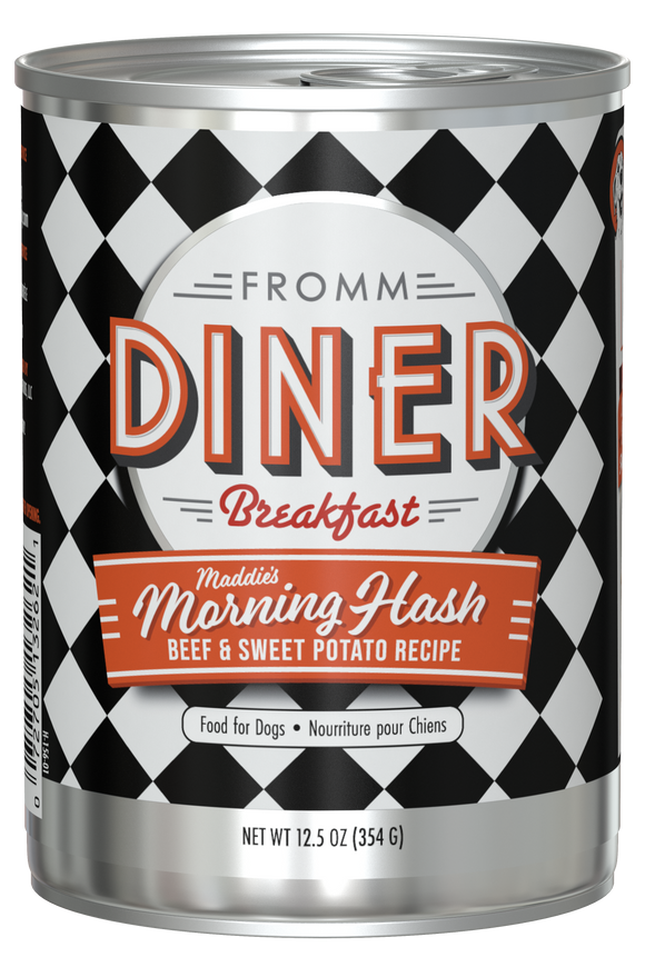 Fromm Diner Breakfast Maddie's Morning Hash Beef & Sweet Potato Recipe for Dogs (12.5 oz)