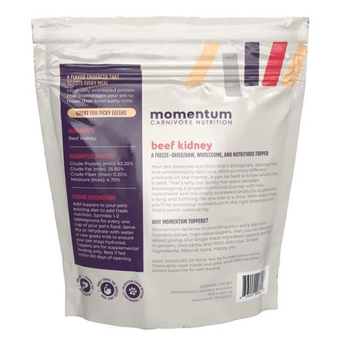 Momentum Carnivore Nutrition Beef Kidney Topper Freeze Dried Raw