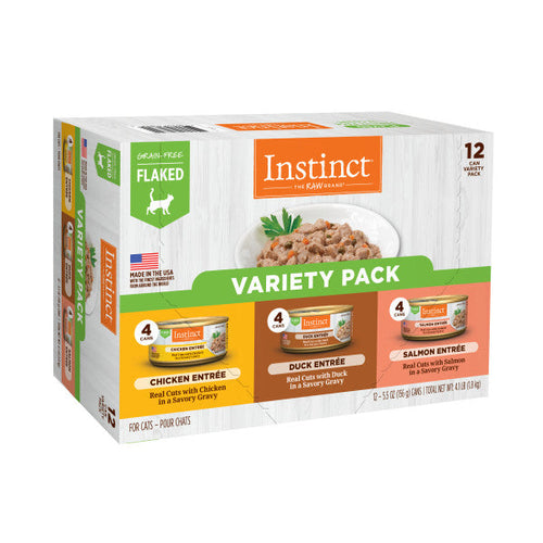 Nature's Variety Instinct Flaked Variety Pack Wet Cat Food