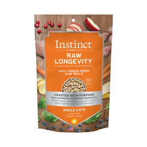 Instinct Raw Longevity 100% Freeze-Dried Raw Meals Cage-Free Chicken Recipe For Adult Cats (1.5 oz)