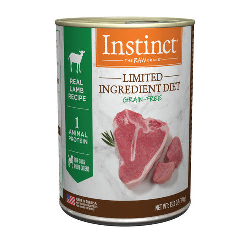 Nature's Variety Instinct Limited Ingredient Diet Lamb Wet Dog Food (13.2-oz single can)