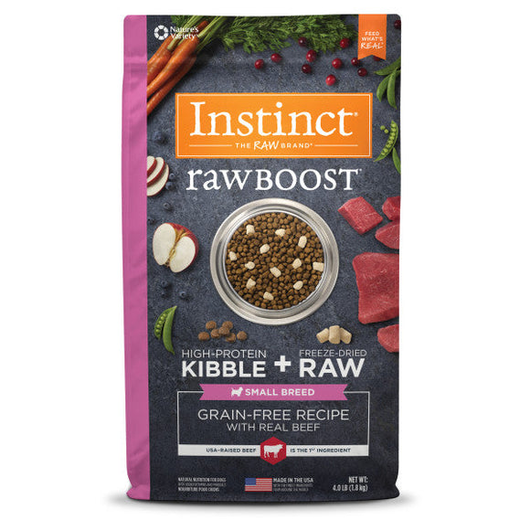 Nature's Variety Instinct Raw Boost Small Breed Beef Recipe Dry Dog Food