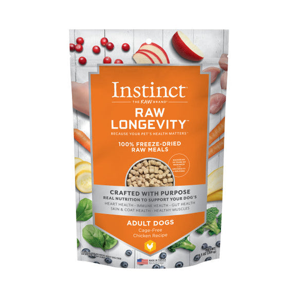 Nature's Variety Instinct Raw Longevity Adult Freeze-Dried Chicken Bites Dog Food