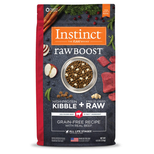 Nature s Variety Instinct Raw Boost Beef Dry Dog Food Derry NH Dover NH Woofmeow Family Pet Center