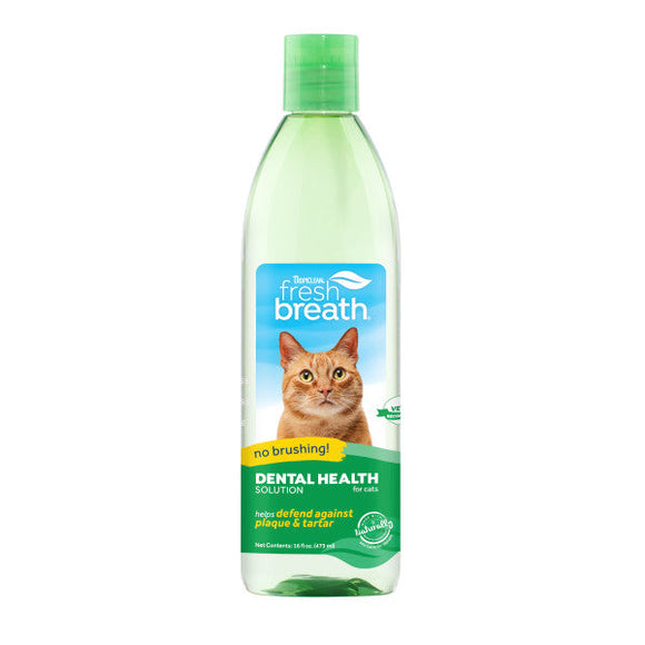 TropiClean Fresh Breath Dental Health Solution for Cats