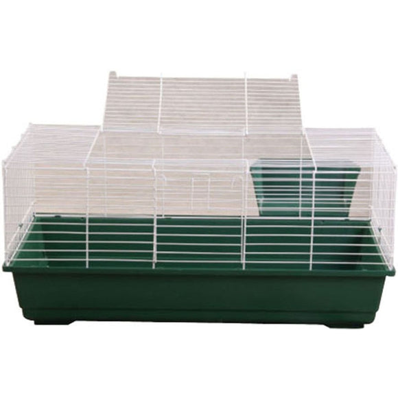 A&E SMALL ANIMAL CAGE (47X23X20/2 PACK, GREEN/BLACK)