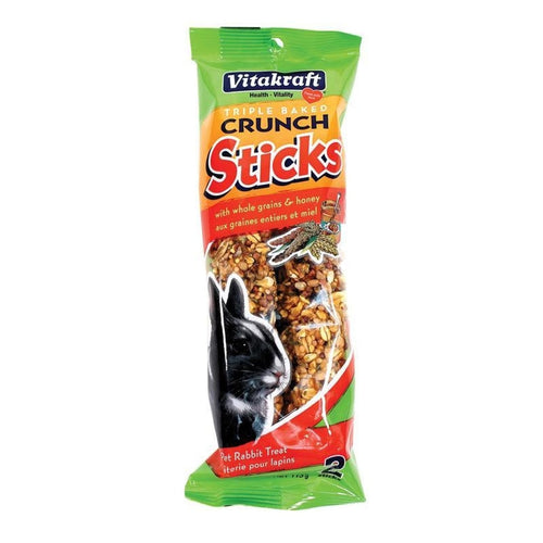 CRUNCH STICKS WHOLE GRAIN & HONEY - RABBIT (4 OZ/2 PACK)