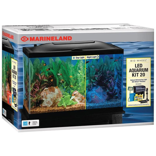 MARINELAND LED AQUARIUM KIT BIO-WHEEL (20 GAL/24X12X16 INCH)