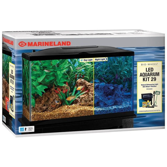 MARINELAND LED AQUARIUM KIT BIO-WHEEL (29 GAL/30X12X18)