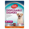 Simple Solution Disposable Female Dog Diapers – Large/XL