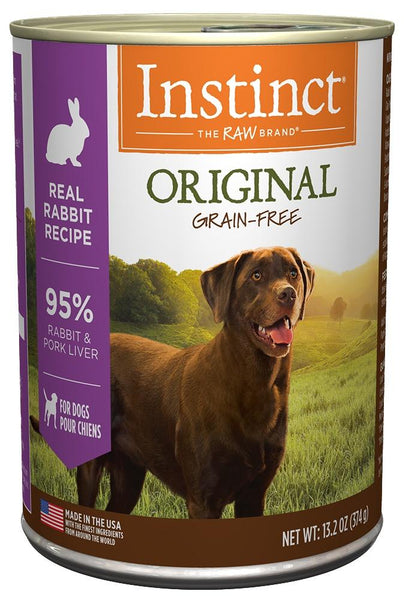 Nature s Variety Instinct Grain Free Rabbit Formula Canned Dog