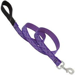 Dog Leash, Jelly Roll Pattern, 1-In. x 6-In.