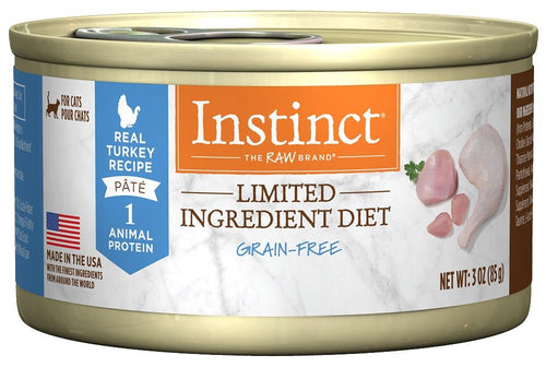 Nature's Variety Instinct Grain Free LID Turkey Canned Cat Food