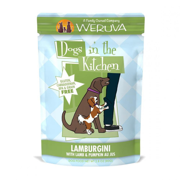 Weruva Dogs in the Kitchen Lamburgini Grain Free Lamb and Pumpkin Dog Food Pouches