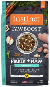 Nature's Variety Instinct Raw Boost Puppy Grain Free Recipe with Real Chicken Natural Dry Dog Food
