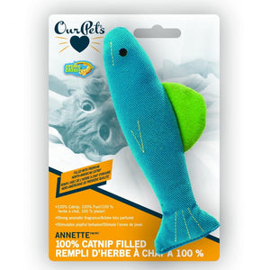 OurPets Anette Fish Catnip Filled Toy
