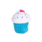 ZippyPaws Blue Cupcake Plush Dog Toy