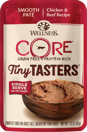 Wellness CORE Tiny Tasters Chicken Beef Pate Wet Cat Food