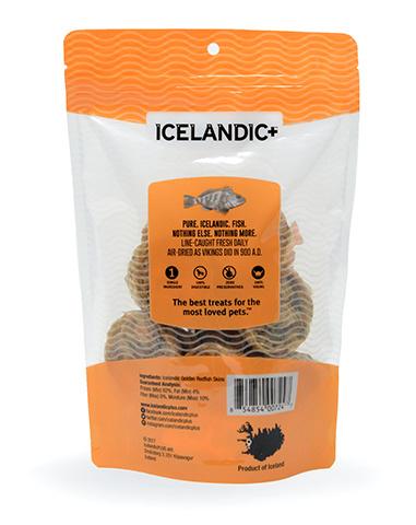 Icelandic+ Redfish Skin Rolls Dog Treats