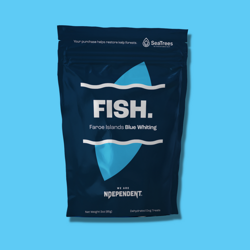 NDependent Fish Faroe Islands Blue Whiting Dog Treats