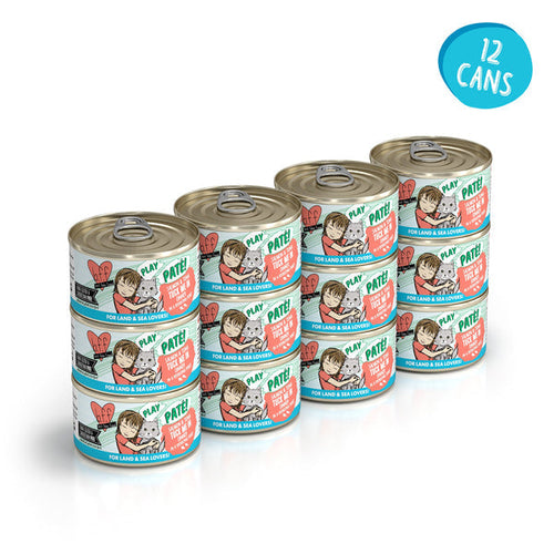 Weruva BFF Play Tuck Me In Salmon & Tuna Dinner in a Hydrating Purée Cat Food
