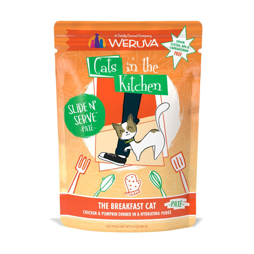 Weruva Cats in the Kitchen Paté The Breakfast Cat Chicken & Pumpkin Dinner (3.0 Oz Single)