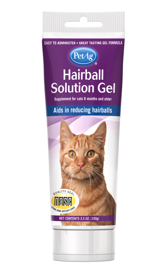 PetAg Hairball Solution Gel Supplement for Cats