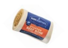 Barkworthies Stuffed Shin Bone with Peanut Butter Dog Treat