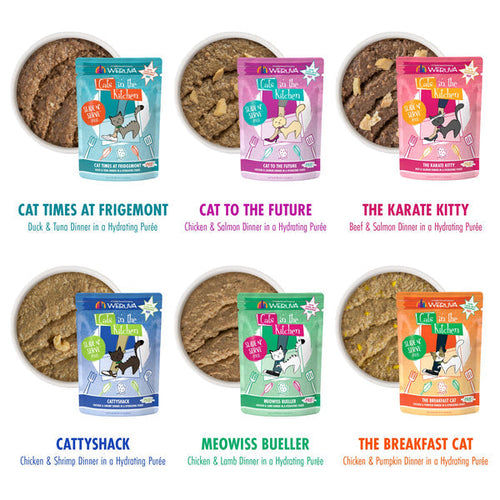 Weruva Cats in the Kitchen Paté  The Brat Pack Variety Pack Wet Cat Food (3.0 Oz - 12pk)