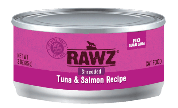 RAWZ® Shredded Tuna & Salmon Cat Food Recipe