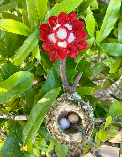QuackUps Hummingbird Home™ with Nesting Fibers