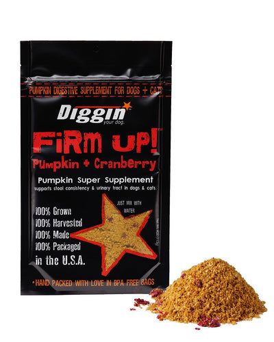 Diggin Your Dog FiRM UP!+ Cranberry Pumpkin Super Supplement (4 oz)